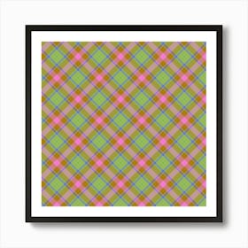 Plaid Fabric By Sasquatch On Spoonflower - Custom Fabric 1 Art Print