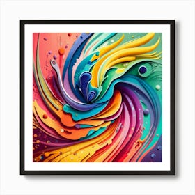 Abstract Painting 1 Art Print