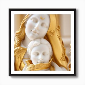 Fantasy Mary And Child Art Print