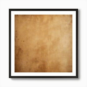 Grunge Texture On Coffee Color Background 1 Art Print