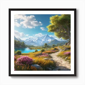 Forest Path 1 Art Print