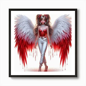 Angel Wings 17 Art Print