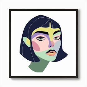 Portrait Of A Woman 562 Art Print