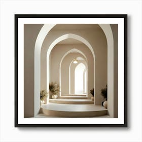 Arched Hallway 14 Art Print