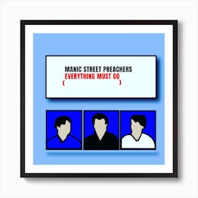 Manics Art Print