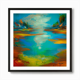 Expression Of Beauty Art Print