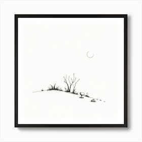 Sand Dunes Art Print