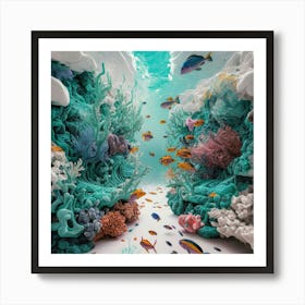 Coral Reef Art Print