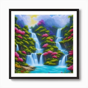 Waterfall 6 Art Print