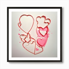 Heart Stock Videos & Royalty-Free Footage 2 Art Print