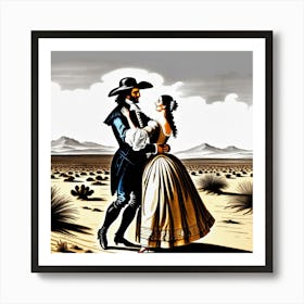 Dance In The Desert Art Print