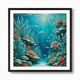 Under The Sea Art Print