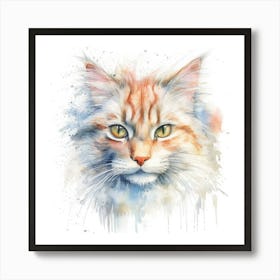 Dwelf Cat Portrait 1 Art Print