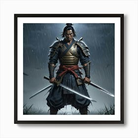 Samurai Art 11 Art Print