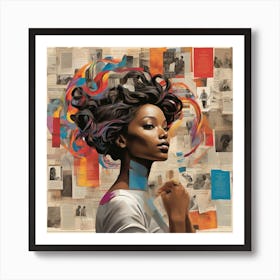 African American Woman Art Print