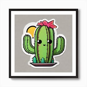 Cactus - Sticker Art Print