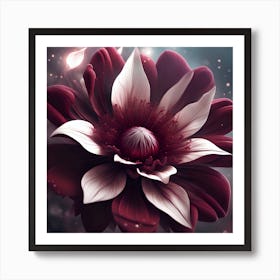 Dalmatian Flower Art Print