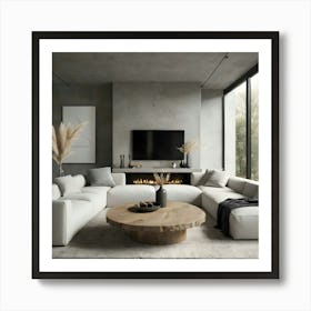 Modern Living Room 147 Art Print