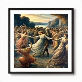 Dance Of The People 1 Art Print