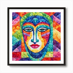 Face Of The Rainbow Art Print