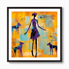 Fashionista 4 Art Print