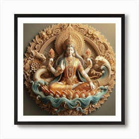 Hindu Goddess 1 Art Print