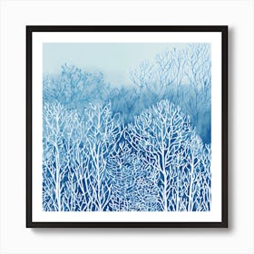 Winter Trees Art Print