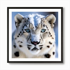 Snow Leopard 11 Art Print