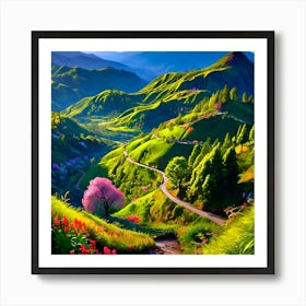 Chinese Landscape Painting Art Print