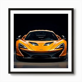 Mclaren Car Automobile Vehicle Automotive British Brand Logo Iconic Luxury Performance St (1) Art Print