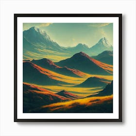 Landscape Painting Art Print