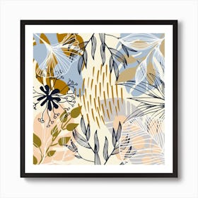 Floral Pattern 4 Art Print