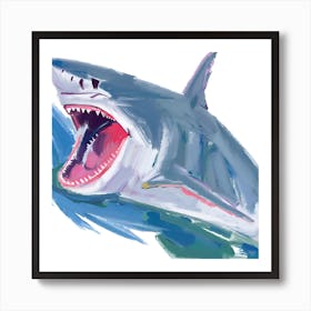 Great White Shark 06 Art Print