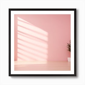 Baby Pink Sunset V3 Art Print