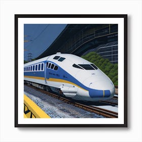 High Speed Train 2 Art Print