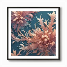 Coral Bloom Art Print