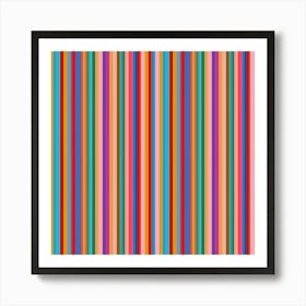 Rainbow Stripes Art Print