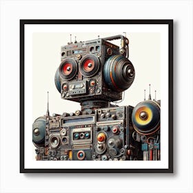 Robot Art Print