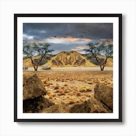 Desert Landscape 1 Art Print