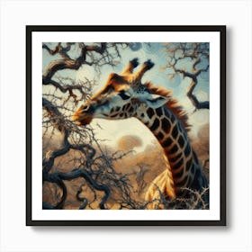 Giraffe Art Print