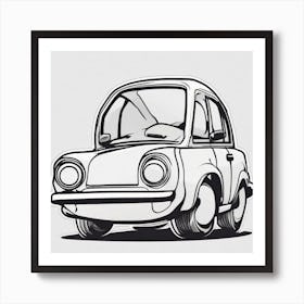 Doodle Car Art Print