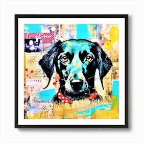 Dogz Dog - Cute Dog Big Art Print