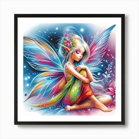 Rainbow Fairy 3 Art Print