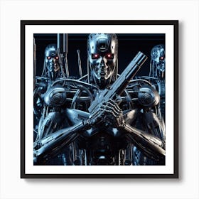 Terminator 2 Art Print