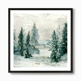 Winter Landscape 2 Art Print