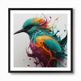 Colorful Bird 1 Art Print