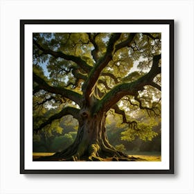 Oak Tree Art Print