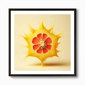 Orange Slice Art Print