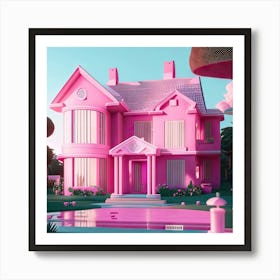 Barbie Dream House (403) Art Print