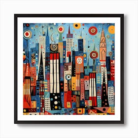 Cityscape 3 Art Print